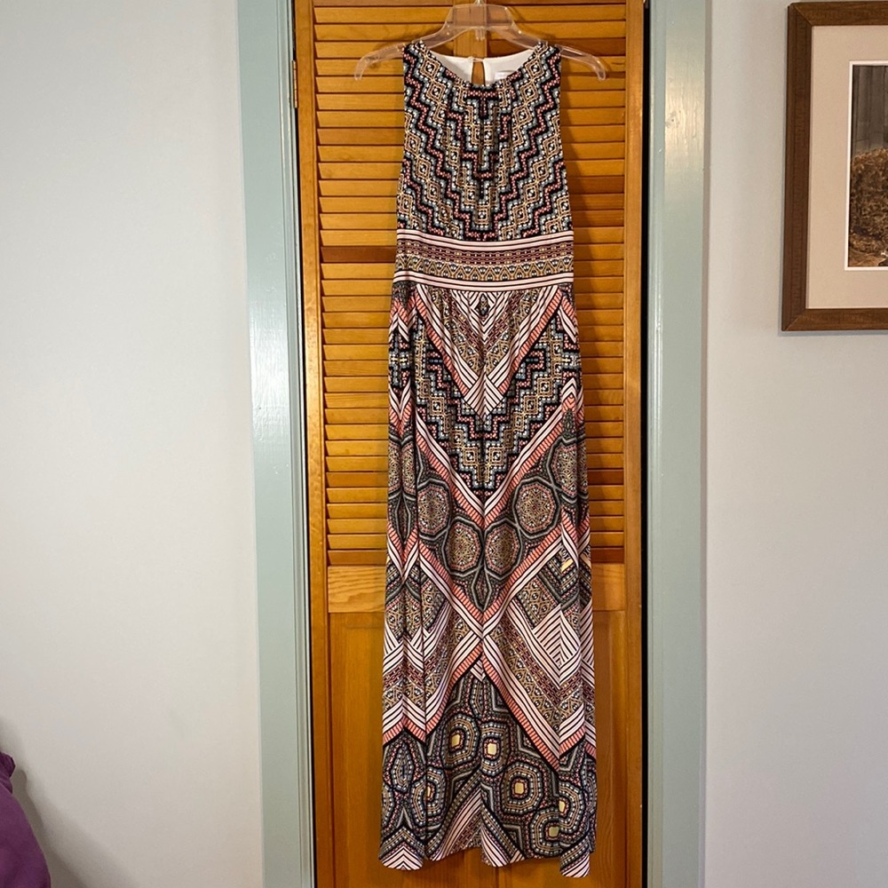 London times dress, size 4, multi color